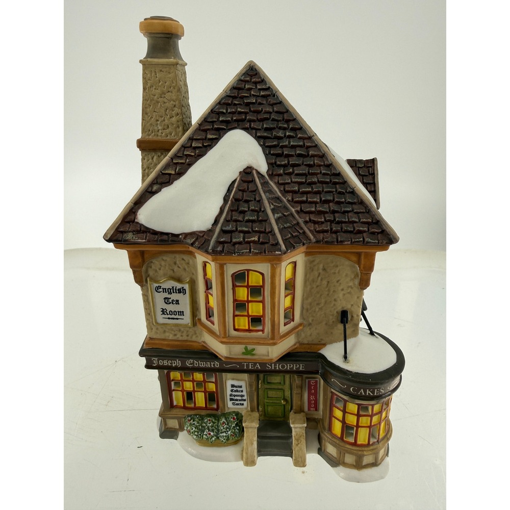 Department 56 Dickens Village Joseph Edward Tea Shoppe 4020183 Christmas 2011